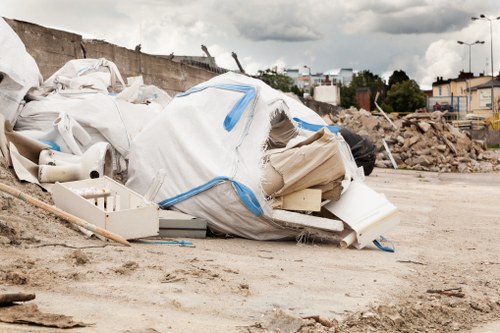 Professional flat clearance team at work in Hampstead