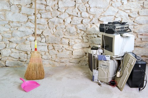 Professional garage clearance in action