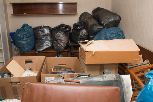 Various items handled during Hampstead house clearance